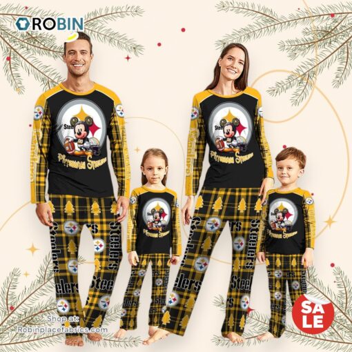 NFL Mickey Mouse Pittsburgh Steelers Pajamas Personalized Your Name