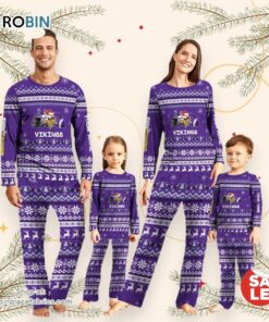 NFL Minnesota Vikings Team Pajamas Personalized Your Name