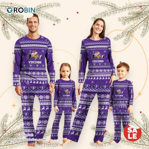 NFL Minnesota Vikings Team Pajamas Personalized Your Name