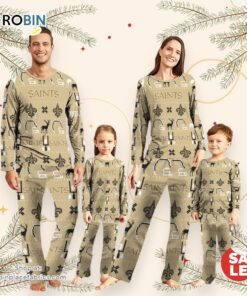 NFL New Orleans Saints Sport Pajamas Custom Your Name