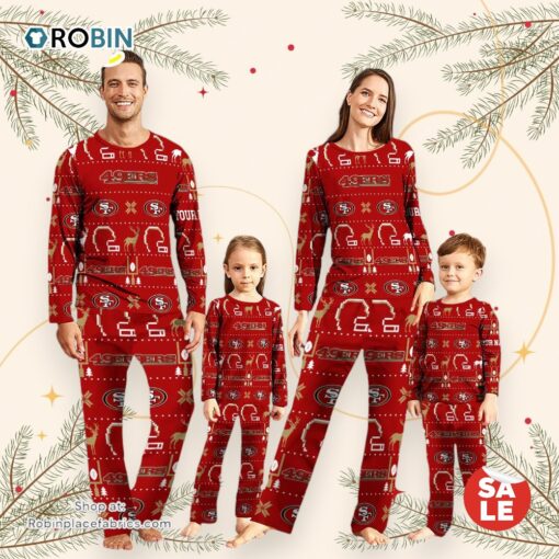 NFL San Francisco 49ers Sport Pajamas Custom Your Name