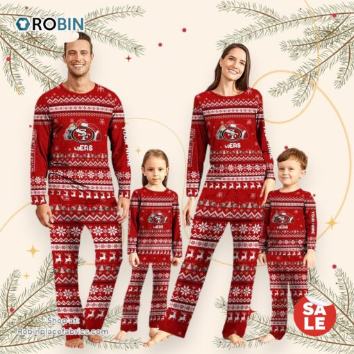 NFL San Francisco 49ers Team Pajamas Personalized Your Name
