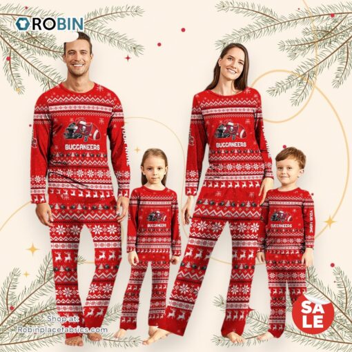 NFL Tampa Bay Buccaneers Team Pajamas Personalized Your Name
