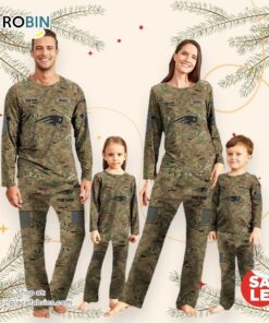 NFL Vetaran Day Cutsom New England Patriots Sport Camo Uniform Pajamas