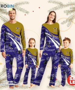 NFLBaltimore Ravens Pajamas Personalized Your Name Football Team Pajamas