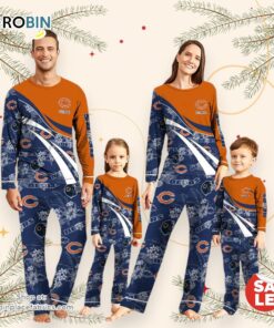 NFLChicago Bears Pajamas Personalized Your Name Football Team Pajamas