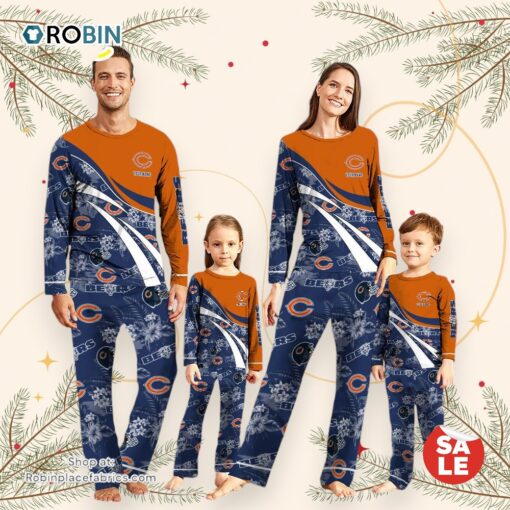 NFLChicago Bears Pajamas Personalized Your Name Football Team Pajamas