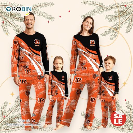 NFLCincinnati Bengals Pajamas Personalized Your Name Football Team Pajamas