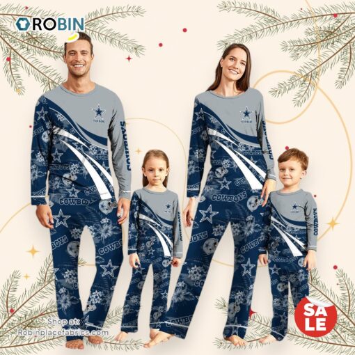 NFLDallas Cowboys Pajamas Personalized Your Name Football Team Pajamas