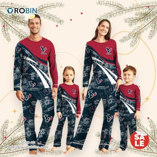 NFLHouston Texans Pajamas Personalized Your Name Football Team Pajamas