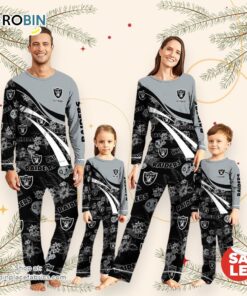 NFLLas Vegas Raiders Pajamas Personalized Your Name Football Team Pajamas