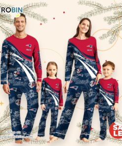 NFLNew England Patriots Pajamas Personalized Your Name Football Team Pajamas