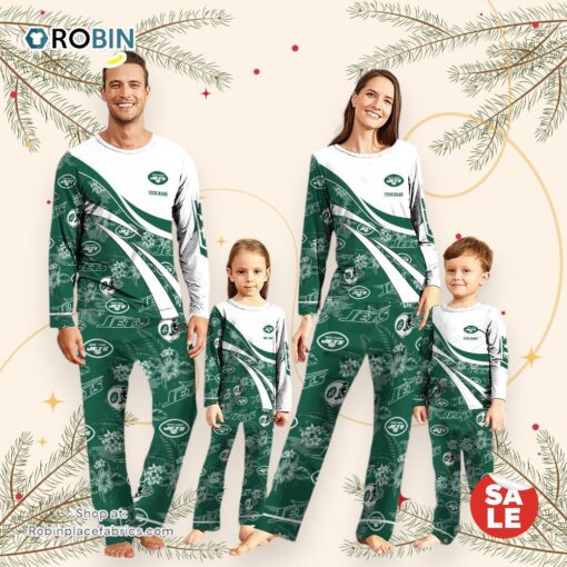 NFLNew York Jets Pajamas Personalized Your Name Football Team Pajamas