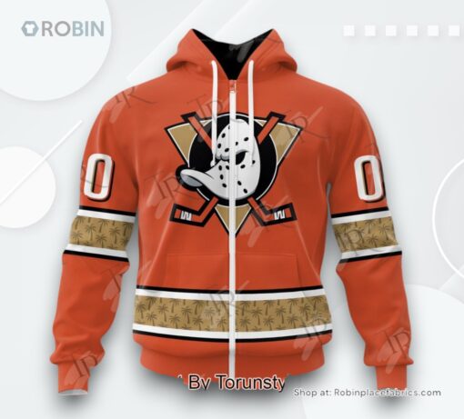 NHL Anaheim Ducks Special Colour Rush Design AOP Clothing (Hoodie, Sweatshirt, T Shirt)