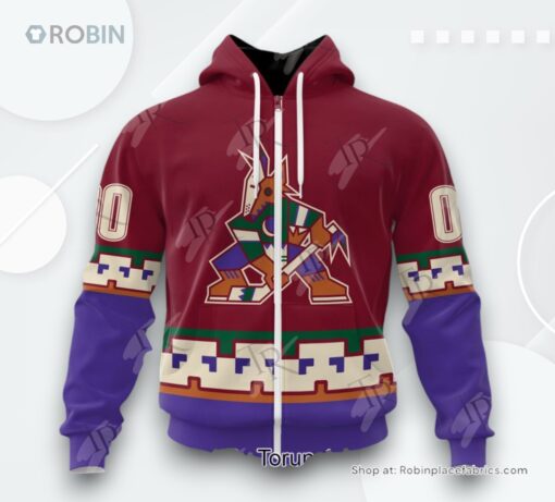 NHL Arizona Coyotes Special Colour Rush Design AOP Clothing (Hoodie, Sweatshirt, T Shirt)