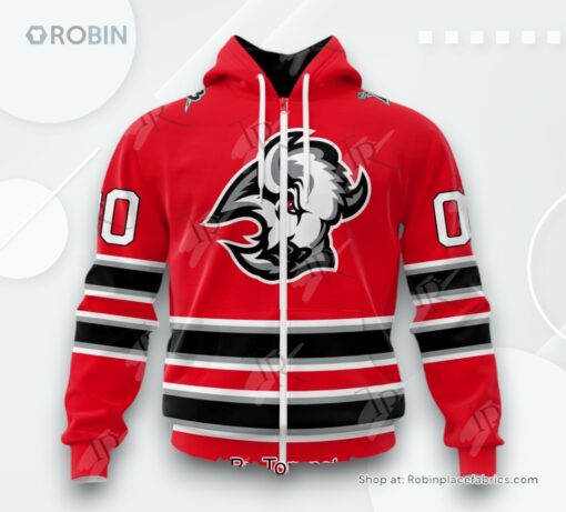 NHL Buffalo Sabres Special Colour Rush Design AOP Clothing (Hoodie, Sweatshirt, T Shirt)