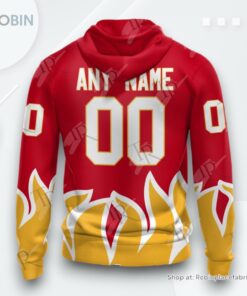 NHL Calgary Flames Special Colour Rush Design AOP Clothing (Hoodie, Sweatshirt, T Shirt)