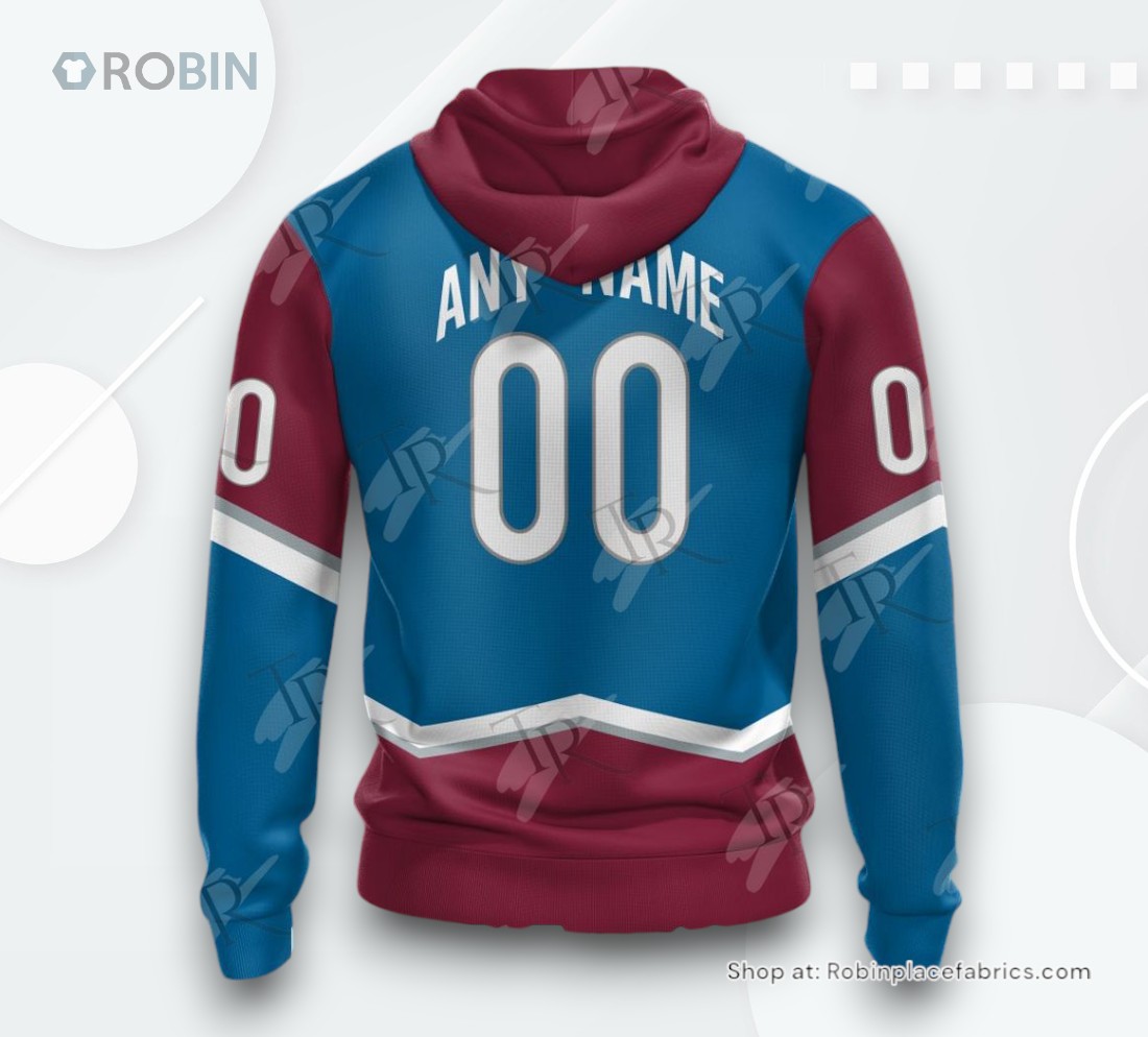 NHL Colorado Avalanche Special Colour Rush Design AOP Clothing (Hoodie, Sweatshirt, T Shirt) NHL Colorado Avalanche Special Colour Rush Design AOP Clothing (Hoodie, Sweatshirt, T Shirt)