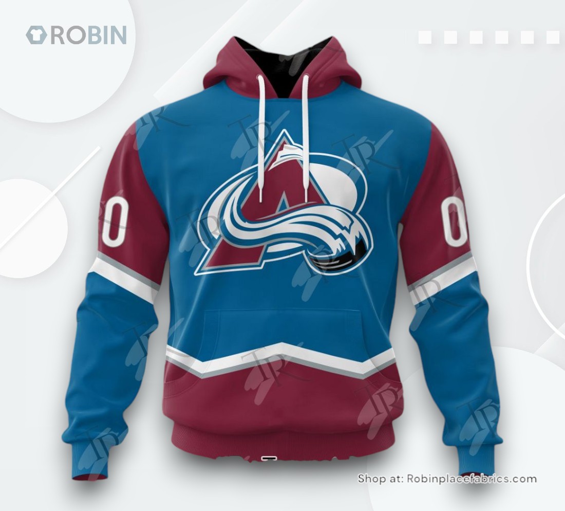 NHL Colorado Avalanche Special Colour Rush Design AOP Clothing (Hoodie, Sweatshirt, T Shirt) NHL Colorado Avalanche Special Colour Rush Design AOP Clothing (Hoodie, Sweatshirt, T Shirt)