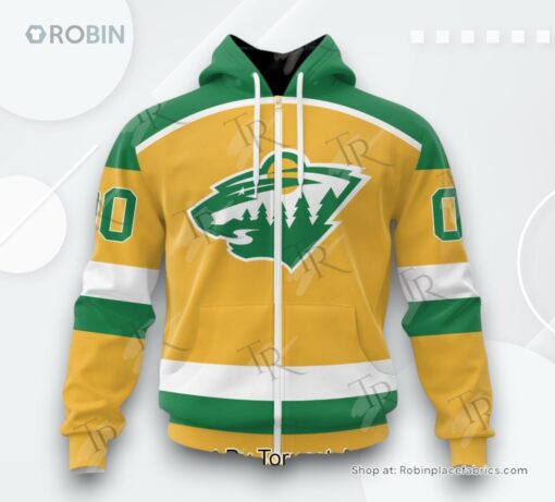 NHL Minnesota Wild Special Colour Rush Design AOP Clothing (Hoodie, Sweatshirt, T Shirt)