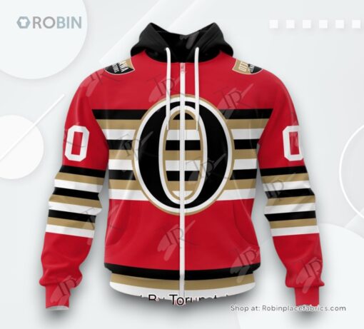 NHL Ottawa Senators Special Colour Rush Design AOP Clothing (Hoodie, Sweatshirt, T Shirt)