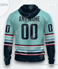 NHL Seattle Kraken Special Colour Rush Design AOP Clothing (Hoodie, Sweatshirt, T Shirt) NHL Seattle Kraken Special Colour Rush Design AOP Clothing (Hoodie, Sweatshirt, T Shirt)