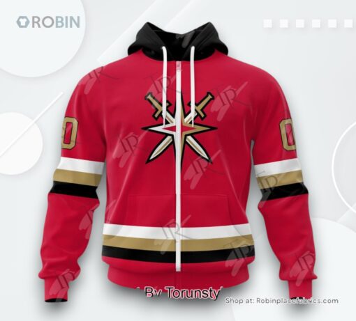 NHL Vegas Golden Knights Special Colour Rush Design AOP Clothing (Hoodie, Sweatshirt, T Shirt)