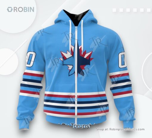 NHL Winnipeg Jets Special Colour Rush Design AOP Clothing (Hoodie, Sweatshirt, T Shirt)