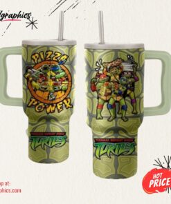 Ninja Turtles 40Oz Tumbler Pizza Power