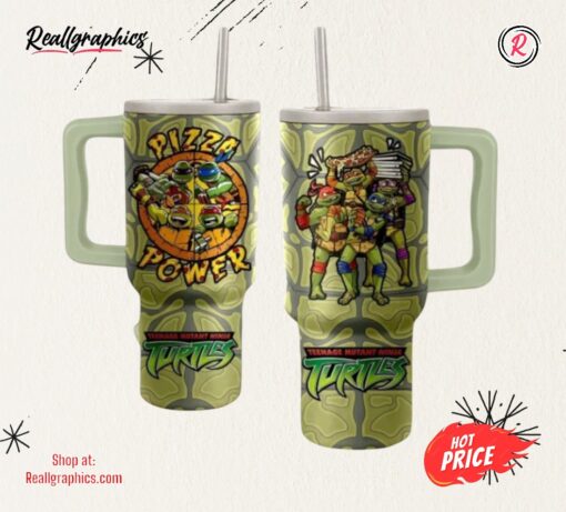 Ninja Turtles 40Oz Tumbler Pizza Power