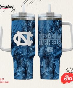 North Carolina Tar Heels Realtree Hunting 40oz Tumbler