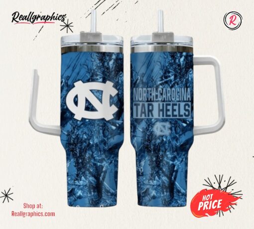 North Carolina Tar Heels Realtree Hunting 40oz Tumbler