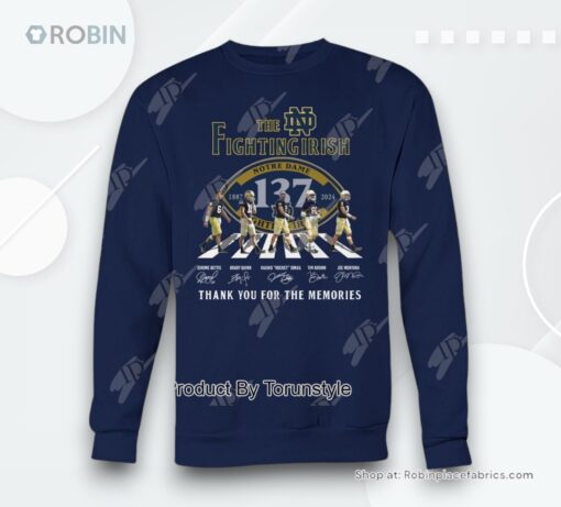 Notre Dame Fighting Irish 137th Anniversary 1887 2024 T Shirt