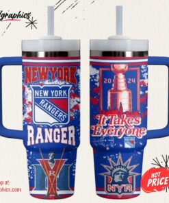 NY Rangers 2024 It Take Everyone Stanley 40oz Tumbler