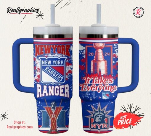 NY Rangers 2024 It Take Everyone Stanley 40oz Tumbler