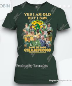 Oakland Athletics Back To Back Champions World Series 1972 1973 1974 T Shirt Oakland Athletics Back To Back Champions World Series 1972 1973 1974 T Shirt
