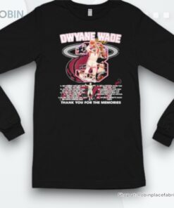 Official Dwyane Wade Thank You For The Memories Shirt