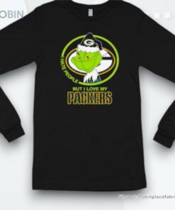 Official Grinch – I Hate People But I Love My Green Bay Packers Unisex Shirt
