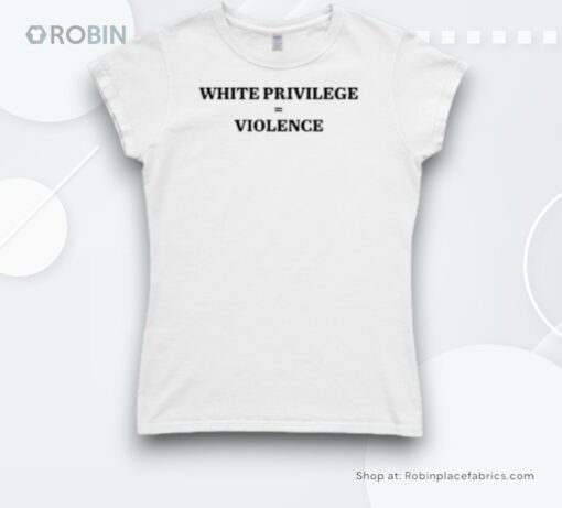 Official Jerome Trammel Wearing White Privilege Violence Shirt