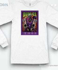 Official Sum 41 Europe And Uk By Maxx242! Fall Tour 2024 Poster Shirt