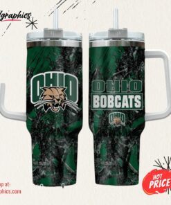 Ohio Bobcats Realtree Hunting 40oz Tumbler