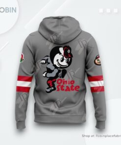 Ohio State Buckeyes Gray Game AOP Clothing (Hoodie, Sweatshirt, T Shirt)