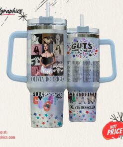 Olivia Rodrigo Music Custom Stanley Cup 40 OZ Tumbler With Handle