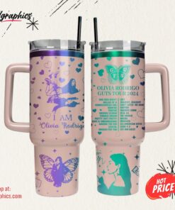 Olivia Rodrigo Music Custom Stanley Cup 40  Tumbler With Handle