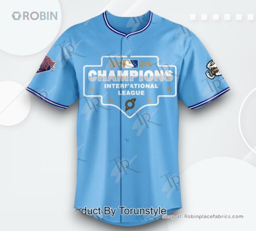 Omaha Storm Chasers 2024 International League Champions Baseball Jersey Shirt Style