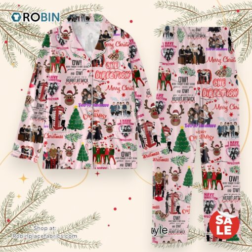 One Direction Merry Christmas Pajamas Set