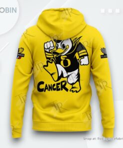 Oregon Ducks Stomp Out Cancer Heroes AOP Clothing (Hoodie, Sweatshirt, T Shirt)   Yellow Oregon Ducks Stomp Out Cancer Heroes AOP Clothing (Hoodie, Sweatshirt, T Shirt)   Yellow