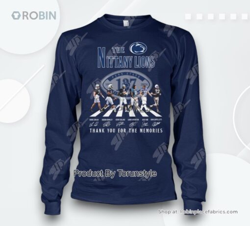 Penn State Nittany Lions 137th Anniversary 1887 2024 Thank You For The Memories T Shirt