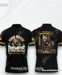 Penrith Panthers 4 Peat 2021 2022 2023 2024 Premiers Back To Back To Back To Back Premiers Polo Shirt Penrith Panthers 4 Peat 2021 2022 2023 2024 Premiers Back To Back To Back To Back Premiers Polo Shirt