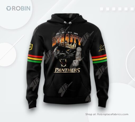 Penrith Panthers Back To Back To Back To Back 2021 2022 2023 2024 Dyn4sty Grand Final Champions AOP Clothing (Hoodie, Sweatshirt, T Shirt), Longpants, Cap